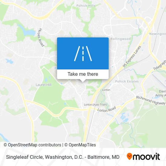 Singleleaf Circle map