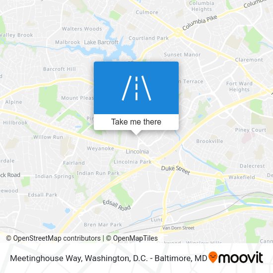Meetinghouse Way map