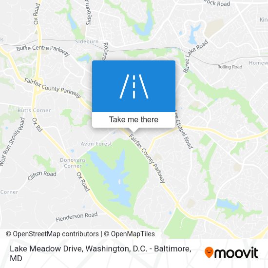 Mapa de Lake Meadow Drive