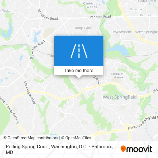 Rolling Spring Court map