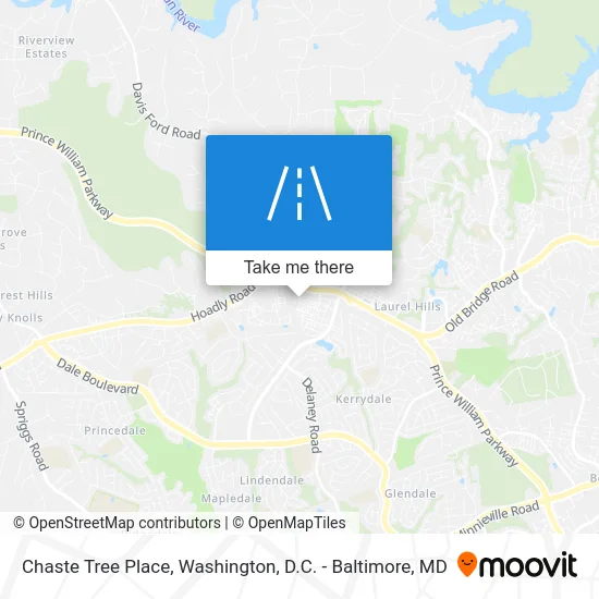 Chaste Tree Place map