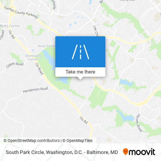 South Park Circle map