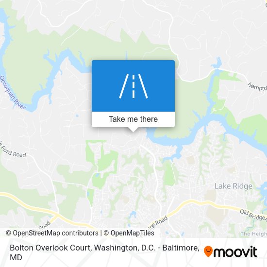 Bolton Overlook Court map