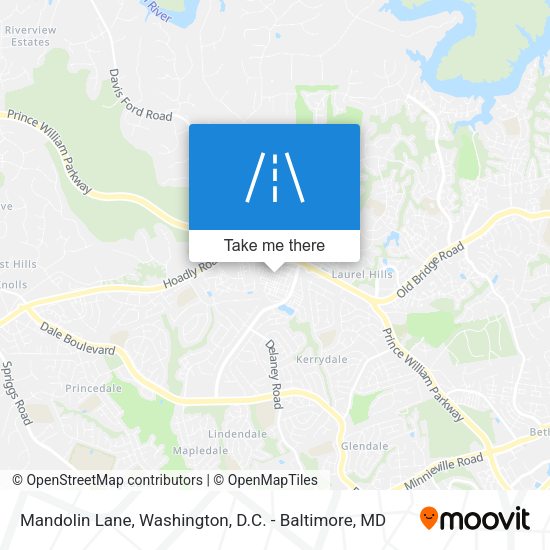 Mandolin Lane map
