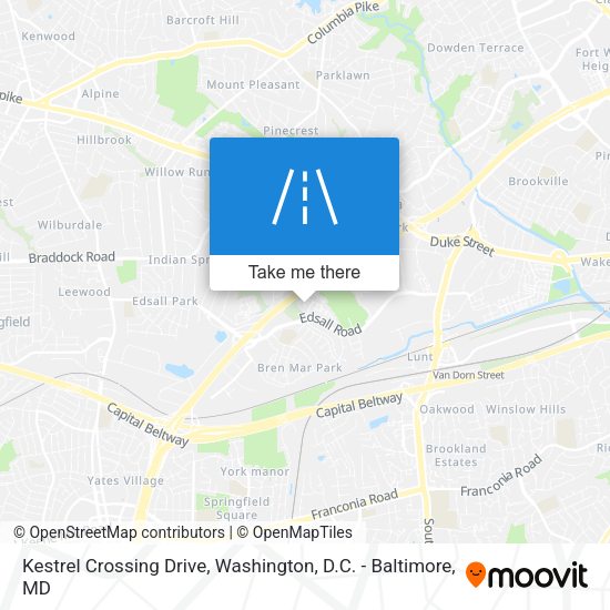 Kestrel Crossing Drive map