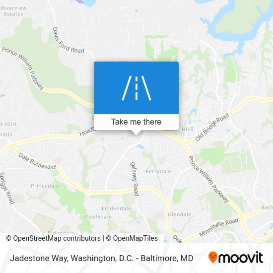 Jadestone Way map