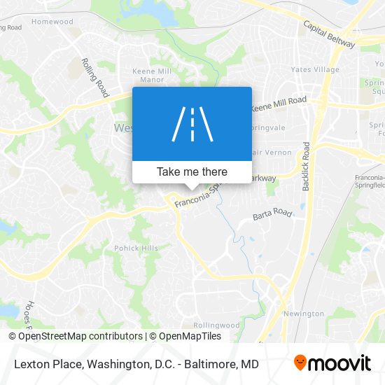 Lexton Place map
