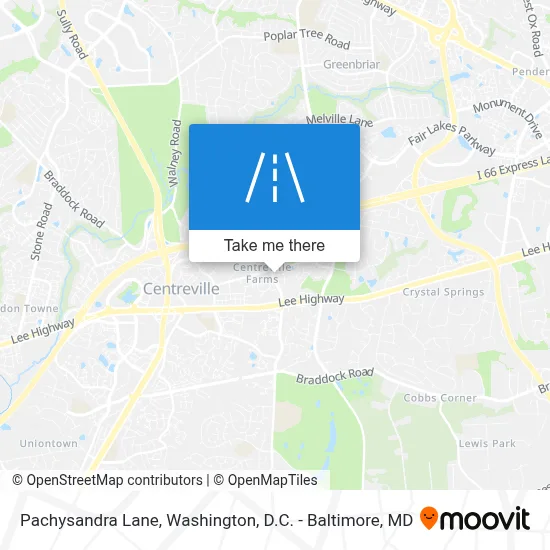 Pachysandra Lane map