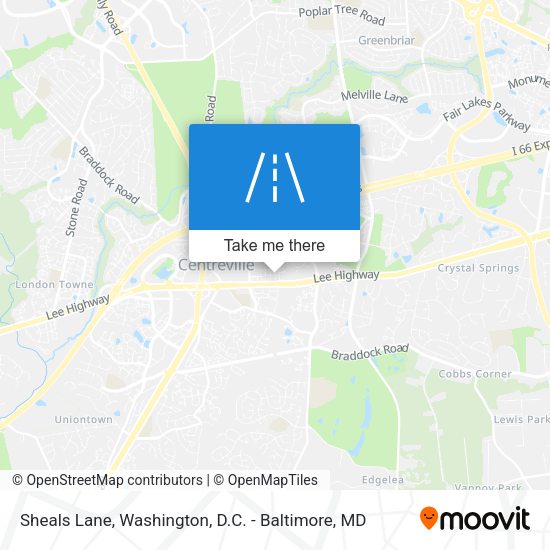 Sheals Lane map
