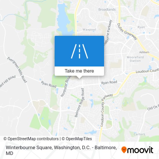 Mapa de Winterbourne Square