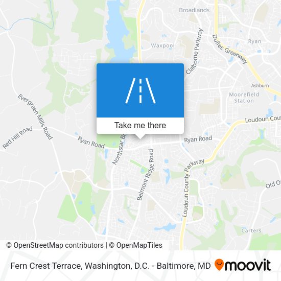 Fern Crest Terrace map