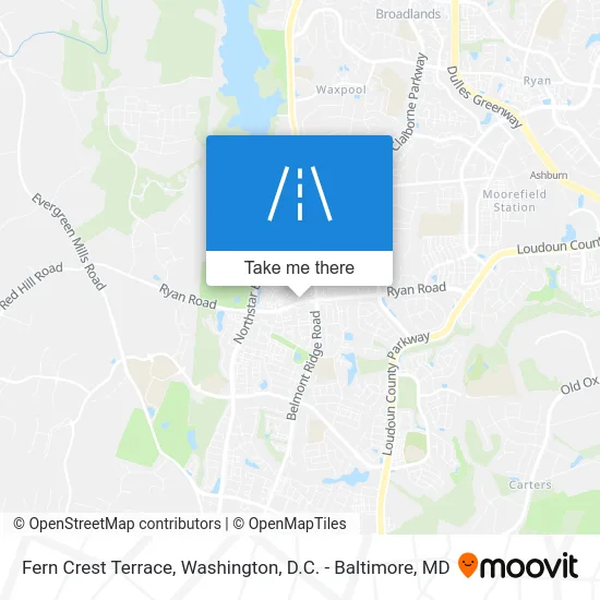 Fern Crest Terrace map
