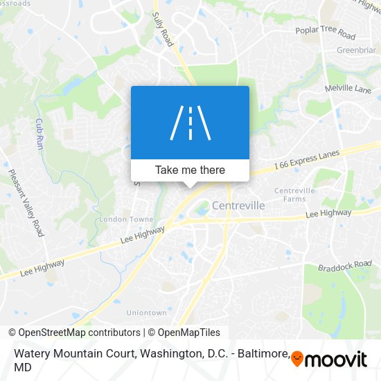 Watery Mountain Court map