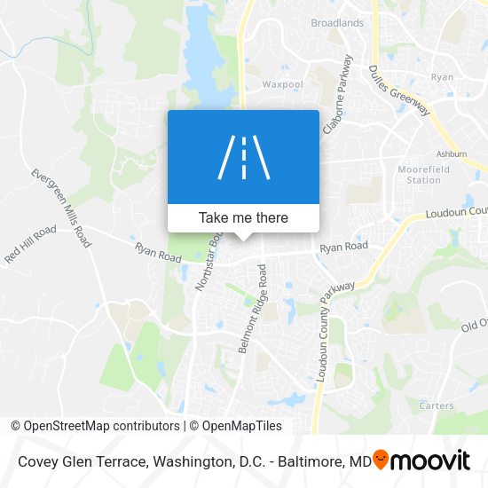 Covey Glen Terrace map