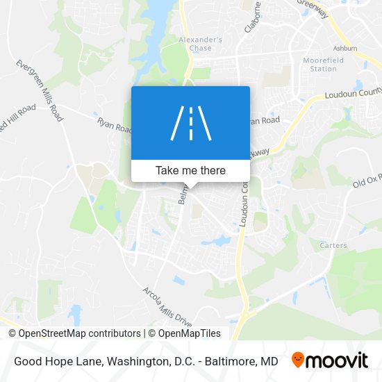 Good Hope Lane map