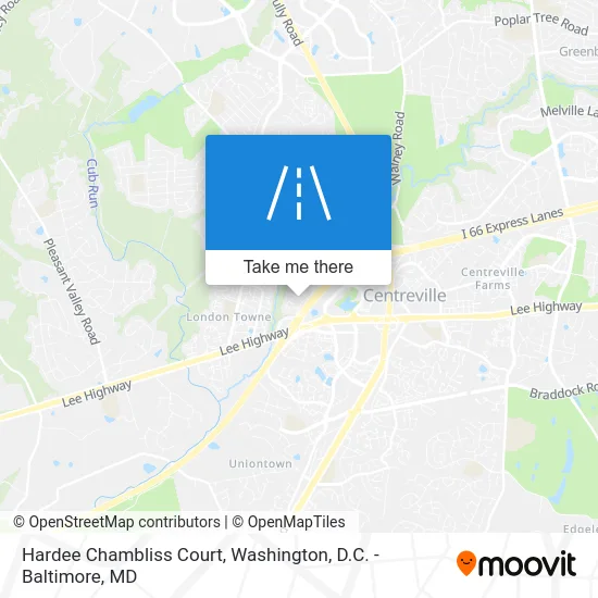 Hardee Chambliss Court map