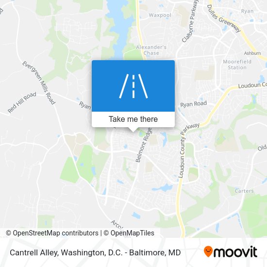 Mapa de Cantrell Alley