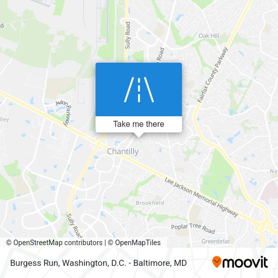 Mapa de Burgess Run