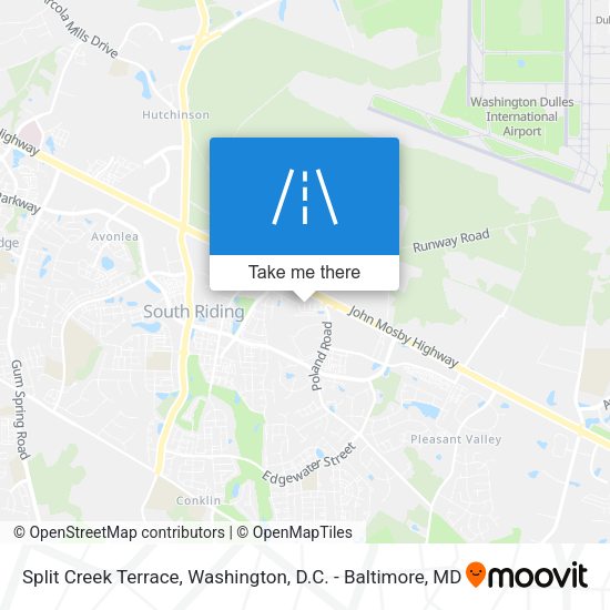 Mapa de Split Creek Terrace