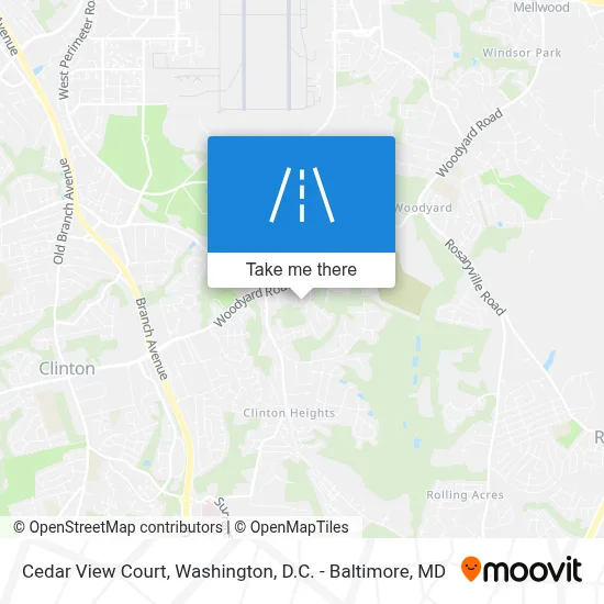 Cedar View Court map