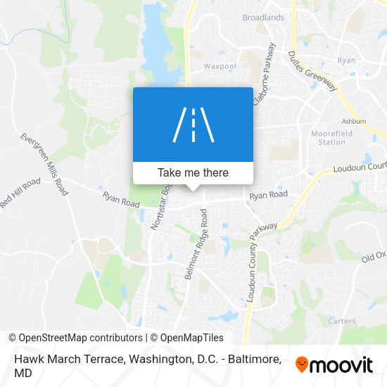 Hawk March Terrace map