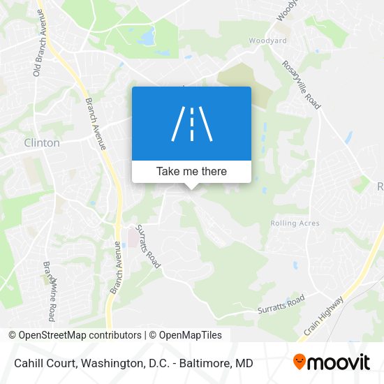 Cahill Court map