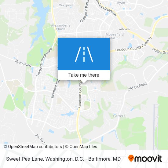 Mapa de Sweet Pea Lane