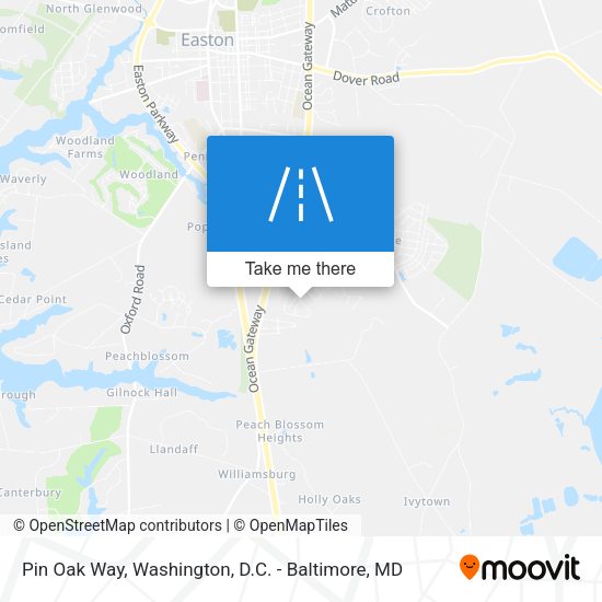 Pin Oak Way map