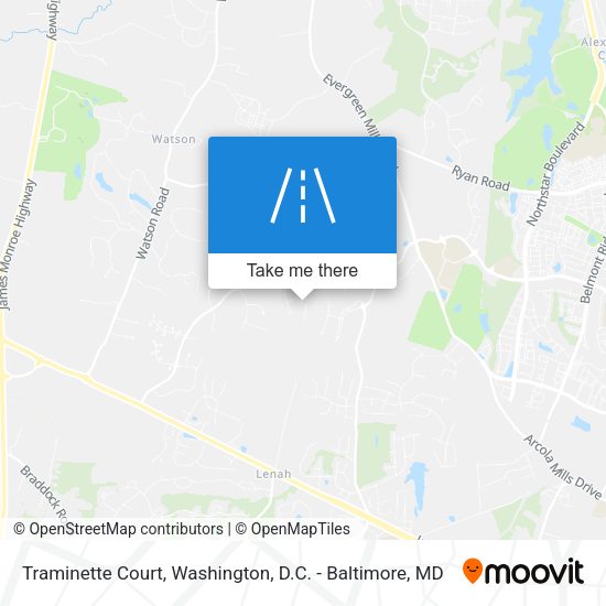 Traminette Court map