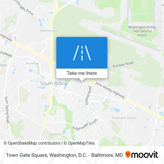 Town Gate Square map