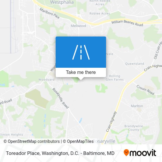 Toreador Place map