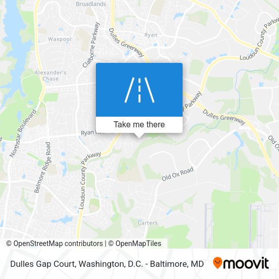 Dulles Gap Court map