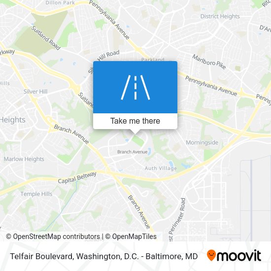 Mapa de Telfair Boulevard