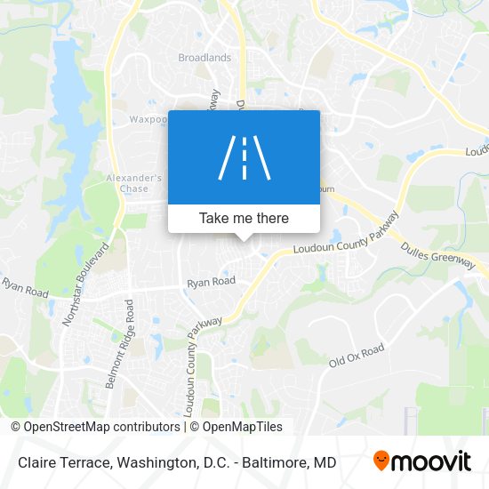 Claire Terrace map