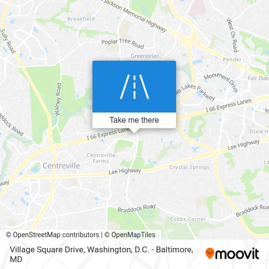 Village Square Drive map