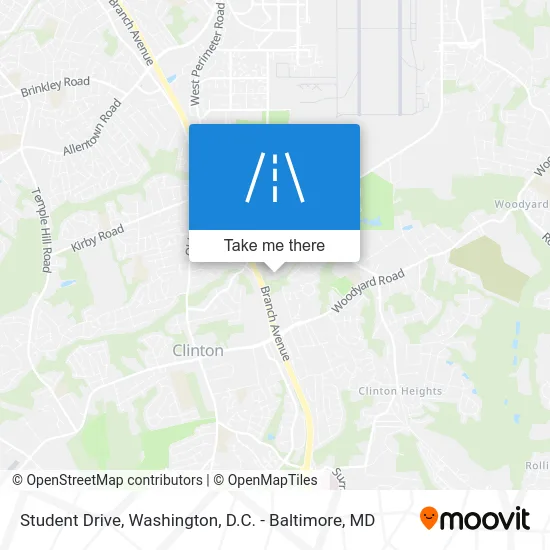 Student Drive map