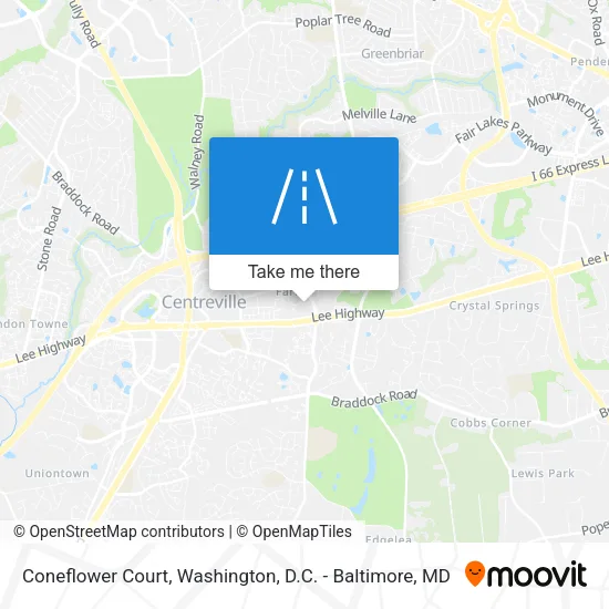 Coneflower Court map