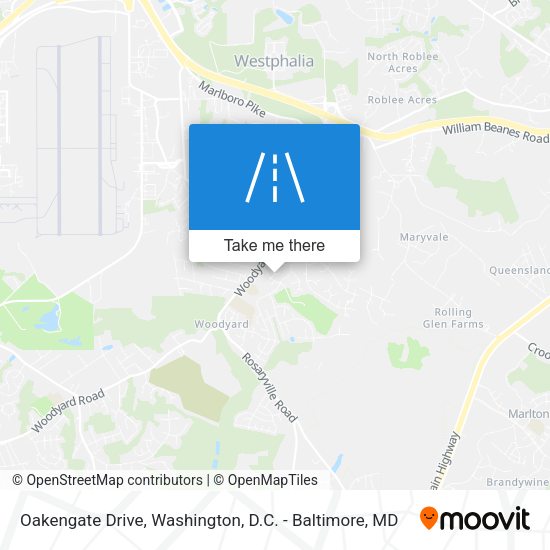 Oakengate Drive map