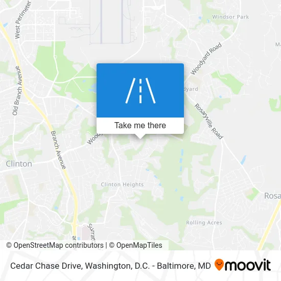 Cedar Chase Drive map