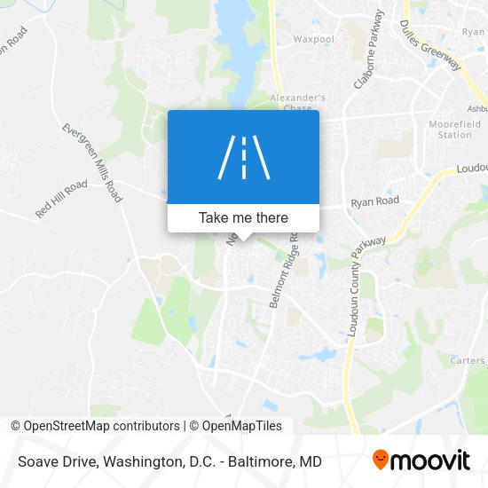 Soave Drive map