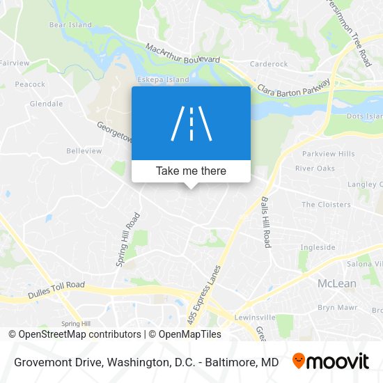 Mapa de Grovemont Drive