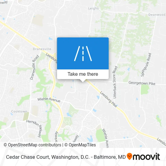 Cedar Chase Court map