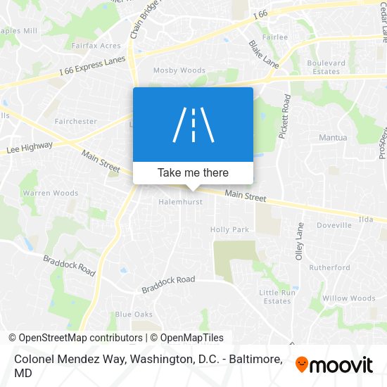 Mapa de Colonel Mendez Way