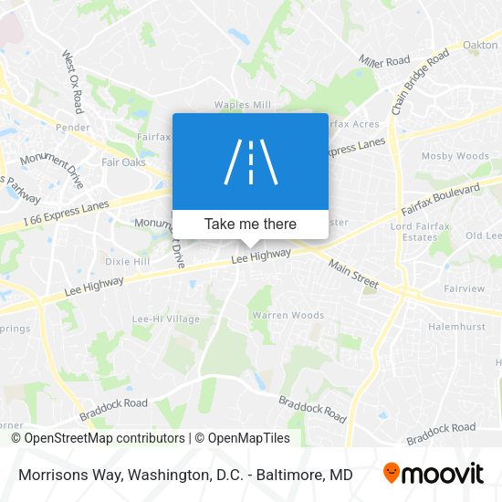 Morrisons Way map