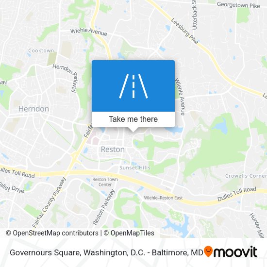 Mapa de Governours Square