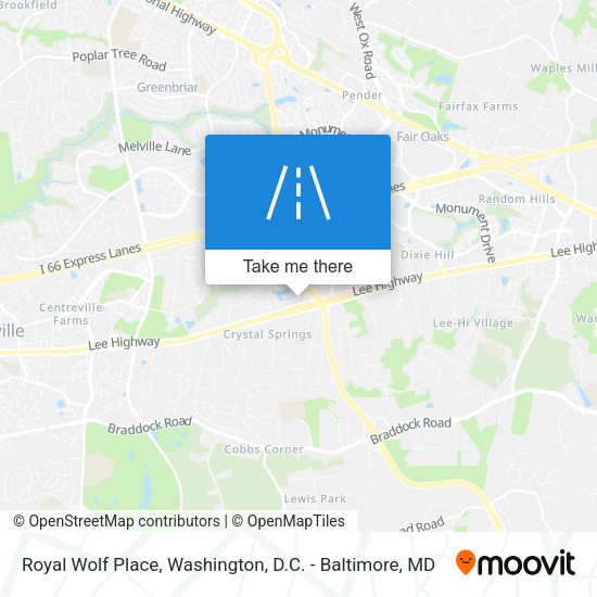 Royal Wolf Place map
