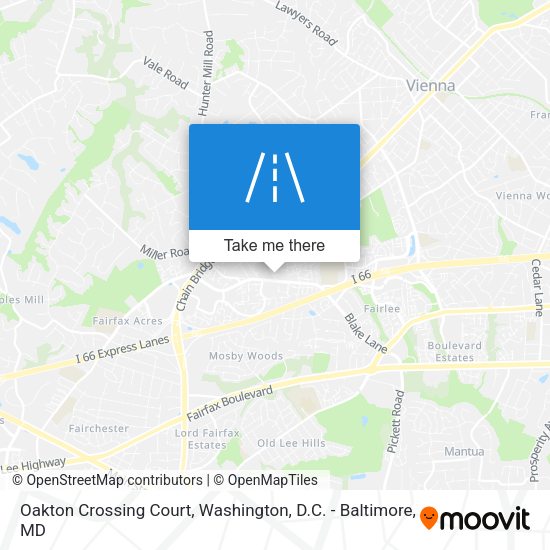 Mapa de Oakton Crossing Court