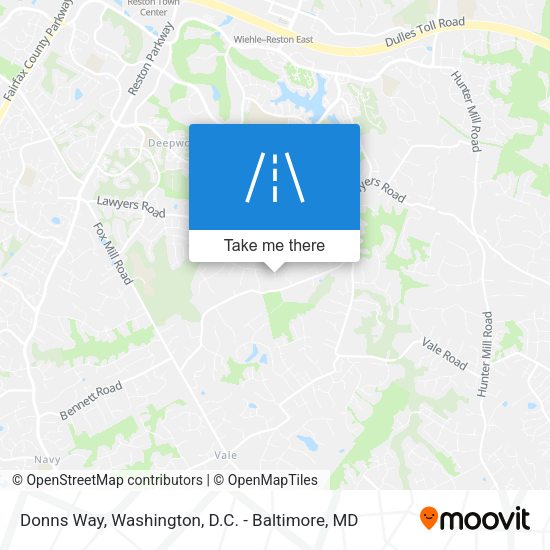 Mapa de Donns Way