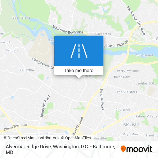 Mapa de Alvermar Ridge Drive