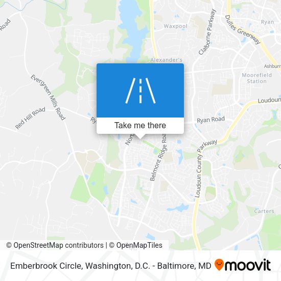 Mapa de Emberbrook Circle